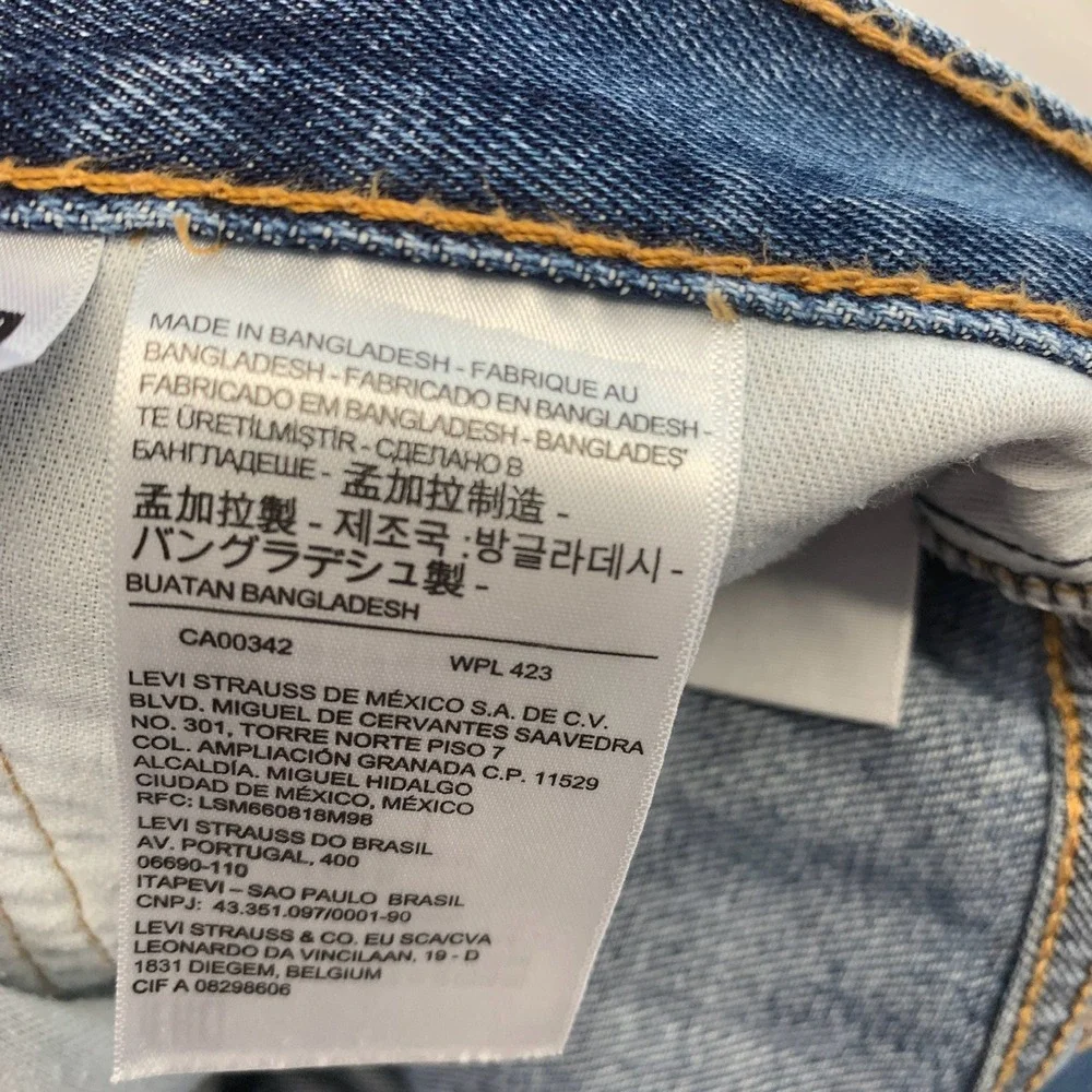 Levis 550 Relaxed Fit Mens Jeans 40x30 (fit 40x29) Blue Medium Wash  Straight